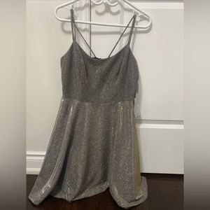 Size 10 silver xscape dress